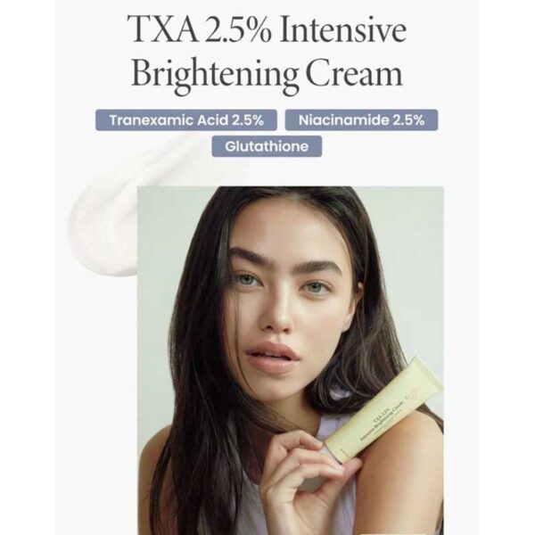 کرم ضد لک و روشن کننده پوست اکسیس وای AXIS Y مدل TXA 2.5% Intensive Brightening Cream حجم 50ml