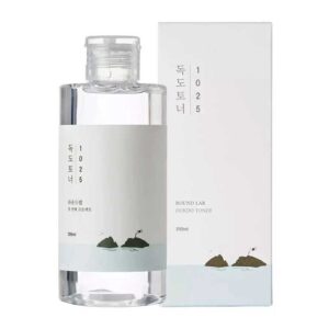 تخفیف ویژه تونر تسکین دهنده و لایه بردار ملایم راند لب Round Lab مدل 1025 Dokdo Toner حجم 200ml