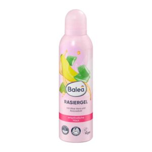 فوم قبل از اصلاح بدن بانوان باله آ balea حاوی روغن آلوئه ورا و آووکادو مدل Rasiergel حجم 200ml