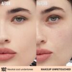 کرم پودر 30 ساعته میبلین Maybelline مدل Super Stay کد 102 حجم 30ml