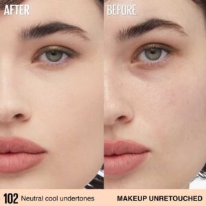 کرم پودر 30 ساعته میبلین Maybelline مدل Super Stay کد 102 حجم 30ml