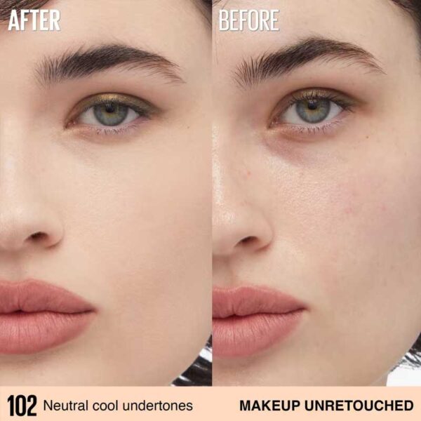 کرم پودر 30 ساعته میبلین Maybelline مدل Super Stay کد 102 حجم 30ml