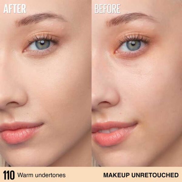 کرم پودر 30 ساعته میبلین Maybelline مدل Super Stay کد 110 حجم 30ml