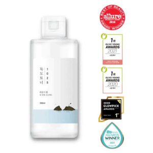 تخفیف ویژه تونر تسکین دهنده و لایه بردار ملایم راند لب Round Lab مدل 1025 Dokdo Toner حجم 200ml