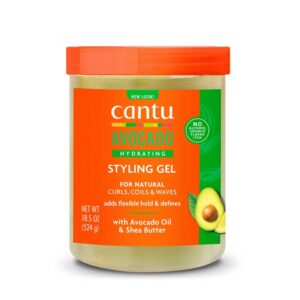 ژل آبرسان و ضد وز مو فر آووکادو کنتو Cantu مدل Avocado Hydrating Styling Gel حجم 524g