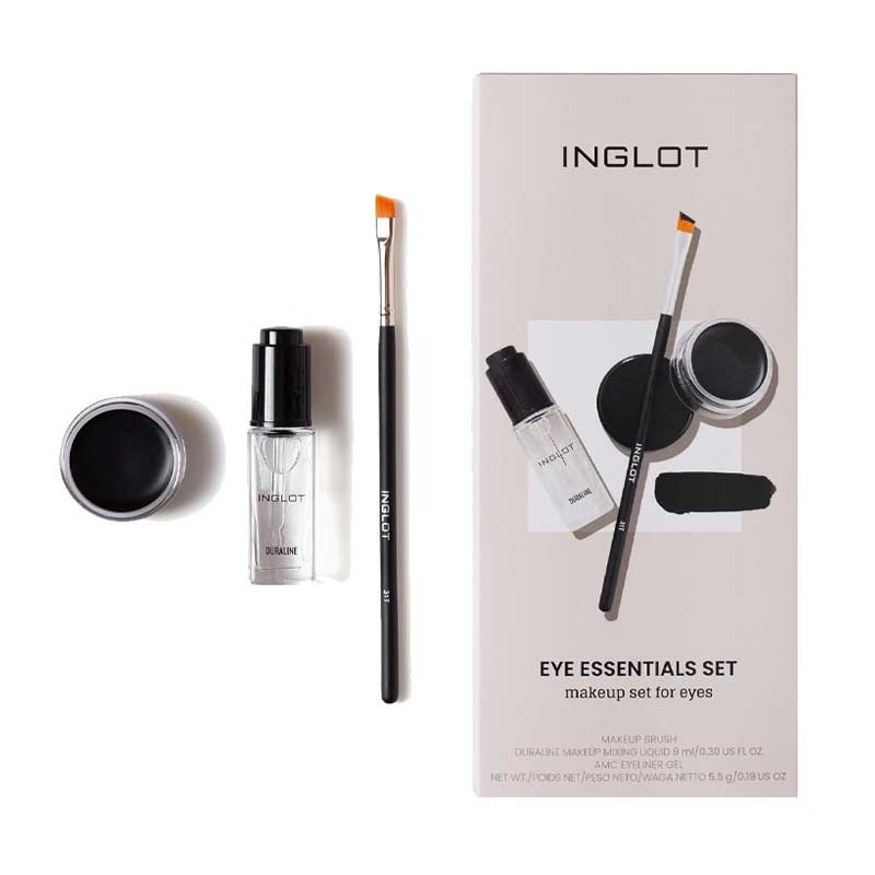 پک خط چشم ژله ای و قطره دورالاین اینگلوت Inglot مدل Eye Essentials Set
