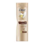 لوسیون بدن درخشان کننده Body Love داو Dove مناسب پوست متوسط تا تیره مدل Care Visible Glow حجم 400ml