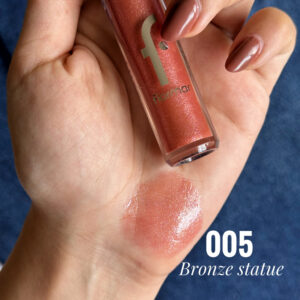 لیپ گلاس فلورمار Flormar مدل Dewy Lip Glaze کد 005 Bronze Statue حجم 4.5ml