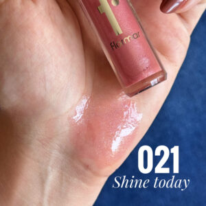 لیپ گلاس فلورمار Flormar مدل Dewy Lip Glaze کد 021 Shine Today حجم 4.5ml