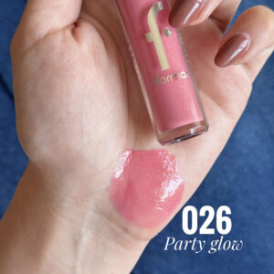 لیپ گلاس فلورمار Flormar مدل Dewy Lip Glaze کد 026 Party Glow حجم 4.5ml