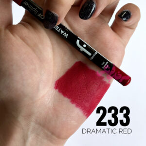 مداد لب ضد آب Waterproof فلورمار Flormar رنگ 233 Dramatic Red