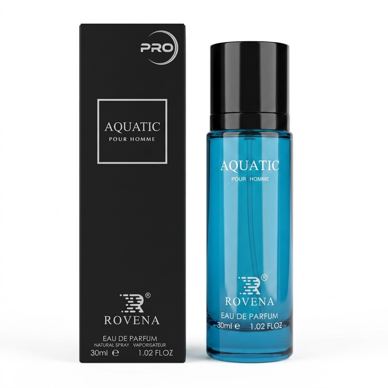 ادکلن روونا Rovena رایحه آکواتیک پیور هوم مدل Aquatic حجم 30ml
