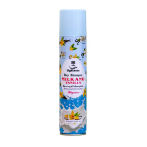 شامپو خشک لایتنس Lightness مدل Milk & Vanilla حجم 200ml
