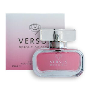 ادکلن فراگرنس Fragrance رایحه ورساچه صورتی مدل Versus Bright Crystal حجم 100ml