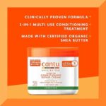 کرم مو نرم کننده و ترمیم کننده حاوی شی باتر کنتو Cantu مدل Leave In Conditioning Repair Cream حجم 453g