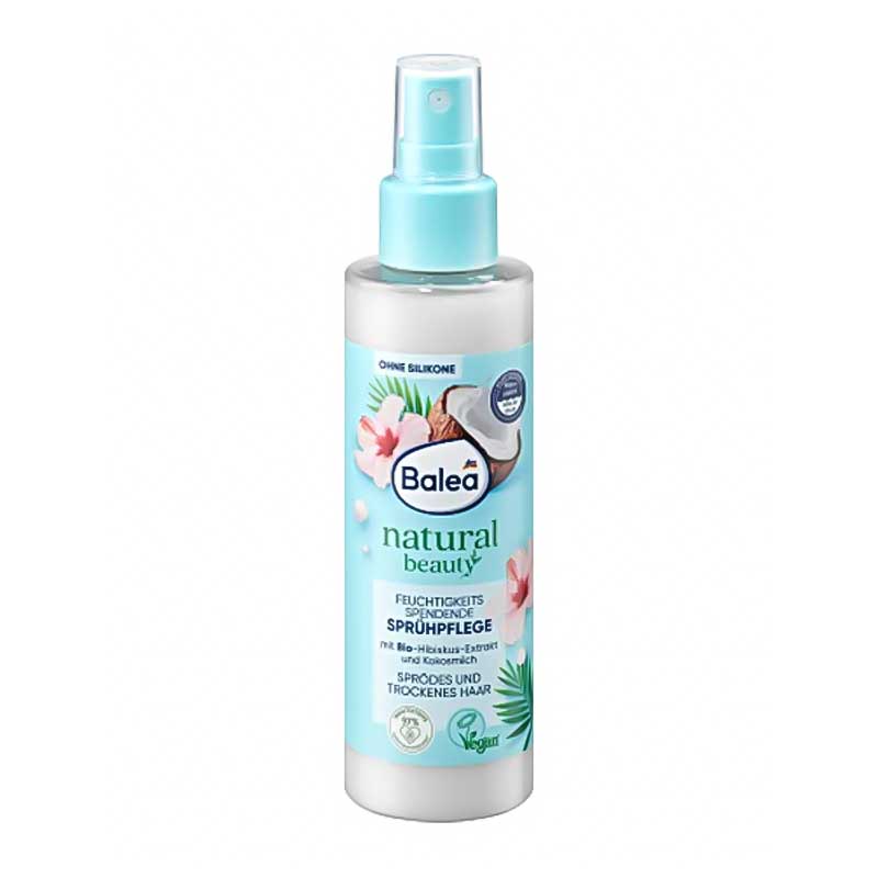 اسپری مو مرطوب کننده و ترمیم کننده نارگیل باله آ Balea مدل Natural Beauty حجم 150ml