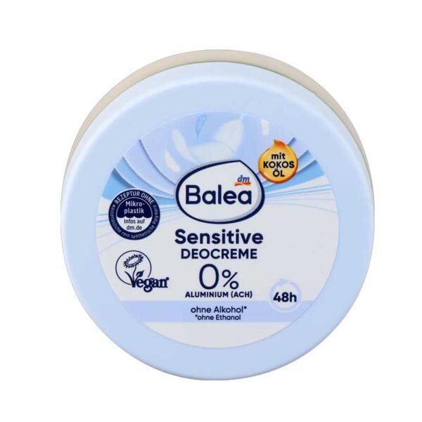 کرم دئودورانت ملایم مخصوص پوست های حساس باله آ Balea مدل Sensitive Deo Cream حجم 50ml