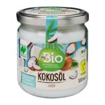 روغن نارگیل ارگانیک حاوی ویتامین‌ ها و خواص اصلی نارگیل بیو dmBio مدل Kokosol Nativ حجم ۳۰۰ml