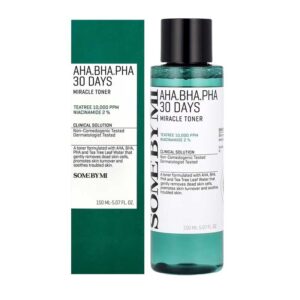 تونر ضد جوش و آبرسان 30 روزه میراکل سام بای می Some By Mi مدل AHA BHA PHA 30 Days Miracle Toner حجم 150ml