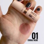 رژ لب کرمی نود گلدن رز Golden Rose مدل Nude Look رنگ 01 Coral Nude