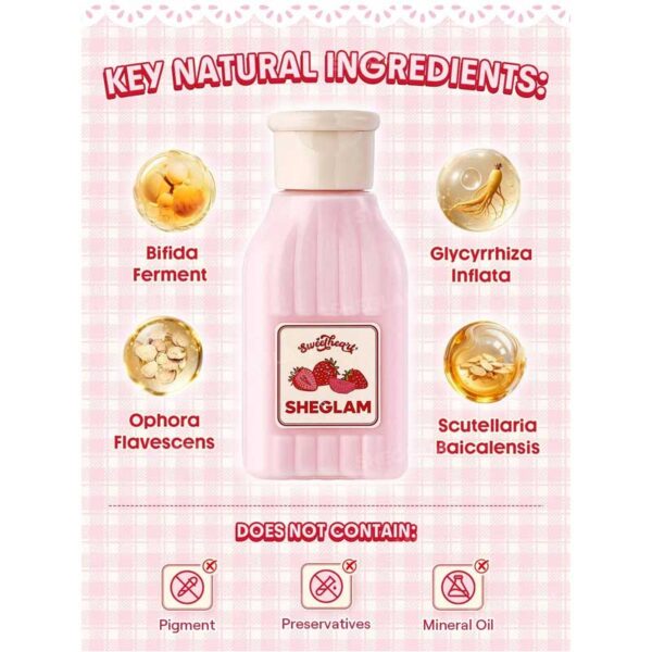 تونر شیری تغذیه کننده آبرسان شیگلم Sheglam مدل Pink Whip Bifida Ferment 30% حجم 50g
