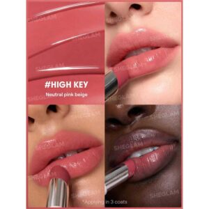 بالم لب روغنی شیگلم Sheglam مدل Silk Slip Lip Oil Balm رنگ High Key 111