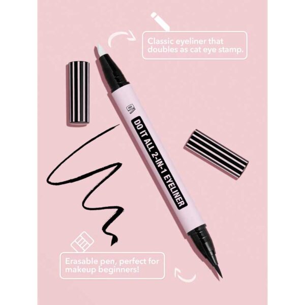 خط چشم دو طرفه مشکی شیگلم Sheglam مدل Do It All 2In1 Black