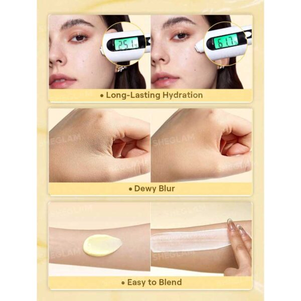 پرایمر رنگی آبرسان و مرطوب‌ کننده شیگلم Sheglam مدل Melt Touch حجم 30g