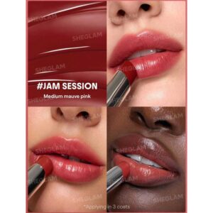 بالم لب روغنی شیگلم Sheglam مدل Silk Slip Lip Oil Balm رنگ 305 Jam Session