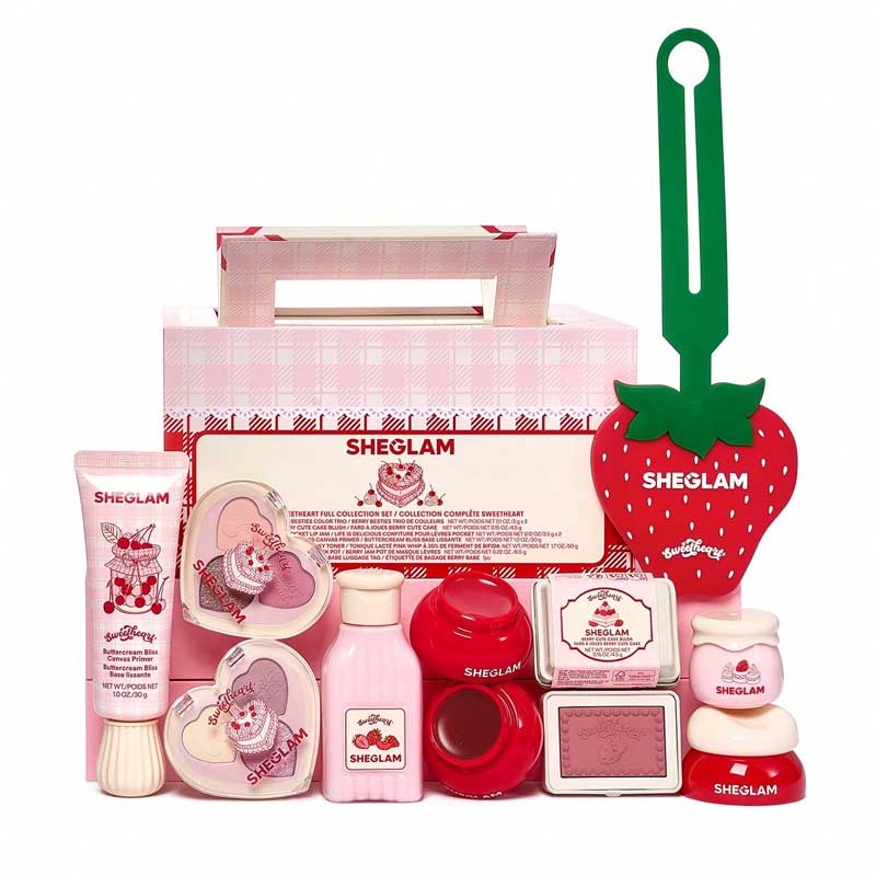 کالکشن کامل آرایشی سوئیت هارت Sweetheart شیگلم Sheglam مدل Sweetheart Full Collection Set