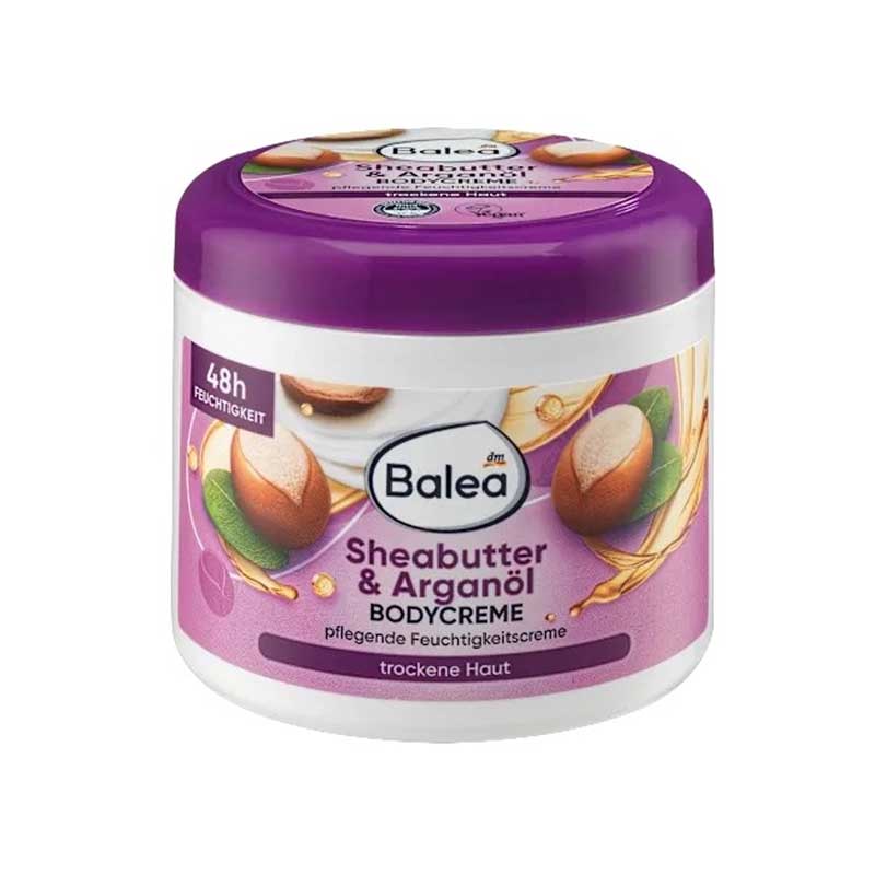 کرم بدن شی باتر و روغن آرگان باله آ Balea مدل Sheabutter & Arganol حجم 500ml