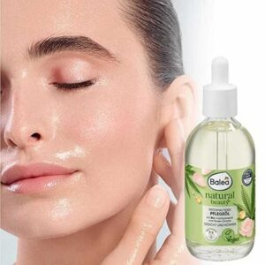 روغن صورت و بدن روغن گیاهی تقویتی با عصاره گل رز و شاهدانه باله‌ آ Balea مدل Natural Beauty حجم 100ml