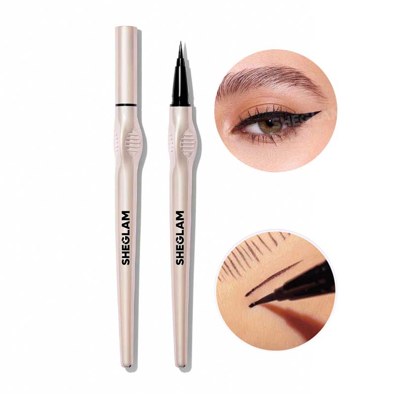 خط چشم مایع شیگلم Sheglam مدل Glide Control Liquid Eyeliner رنگ Matte Black