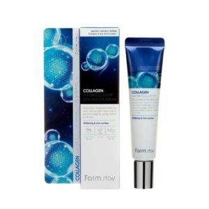 سرم دور چشم رولی حاوی کلاژن فارم استی Farm Stay مدل Collagen water full moist حجم 25ml