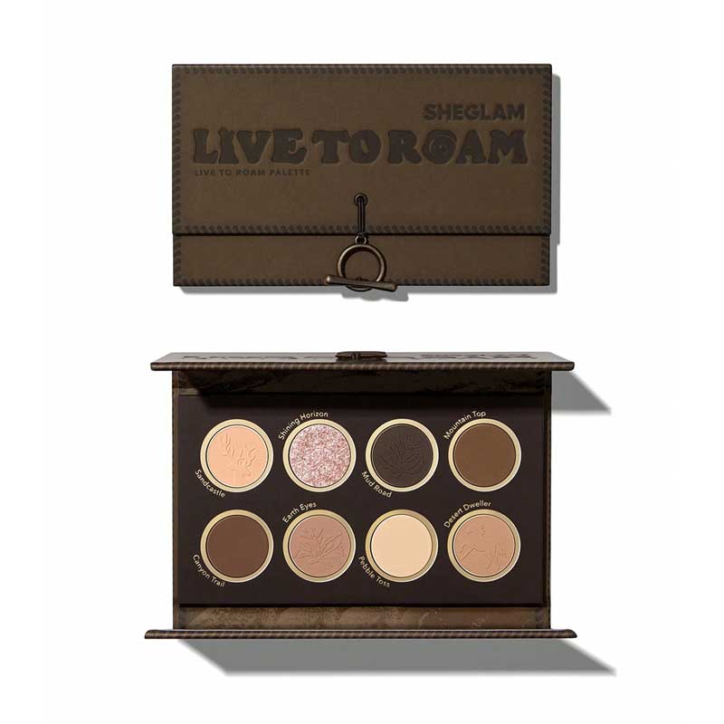 پالت سایه چشم 8 رنگ شیگلم Sheglam مدل Live To Roam Palette
