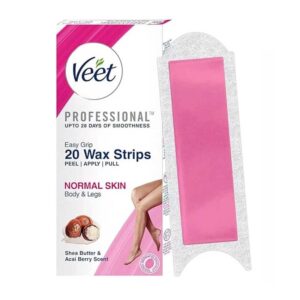 پک 20 عددی نوار موبر بدن ویت Veet مناسب پوست نرمال Normal Skin