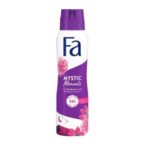 اسپری ضد تعریق فا Fa رایحه گل ساعتی مدل Mystic Moments حجم 200ml