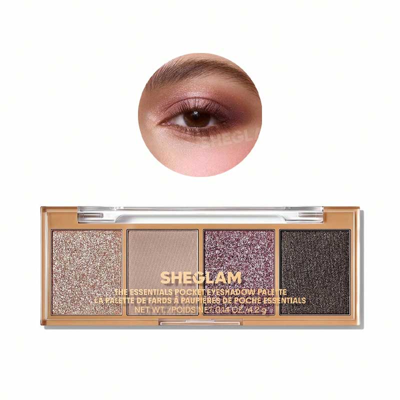 پالت سایه چشم 4 عددی شیگلم Sheglam مدل Essentials Pocket رنگ Fortune