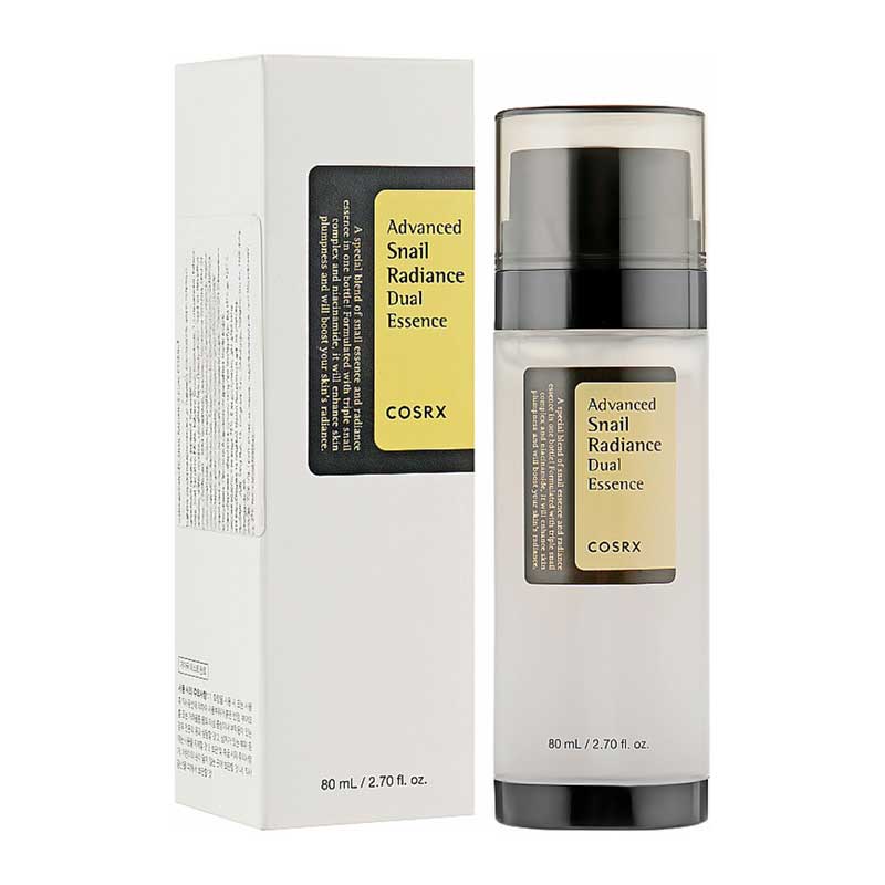 سرم اسنس دوگانه حلزون کوزارکس Cosrx مدل Advanced Snail Radiance Dual Essence حجم 80ml