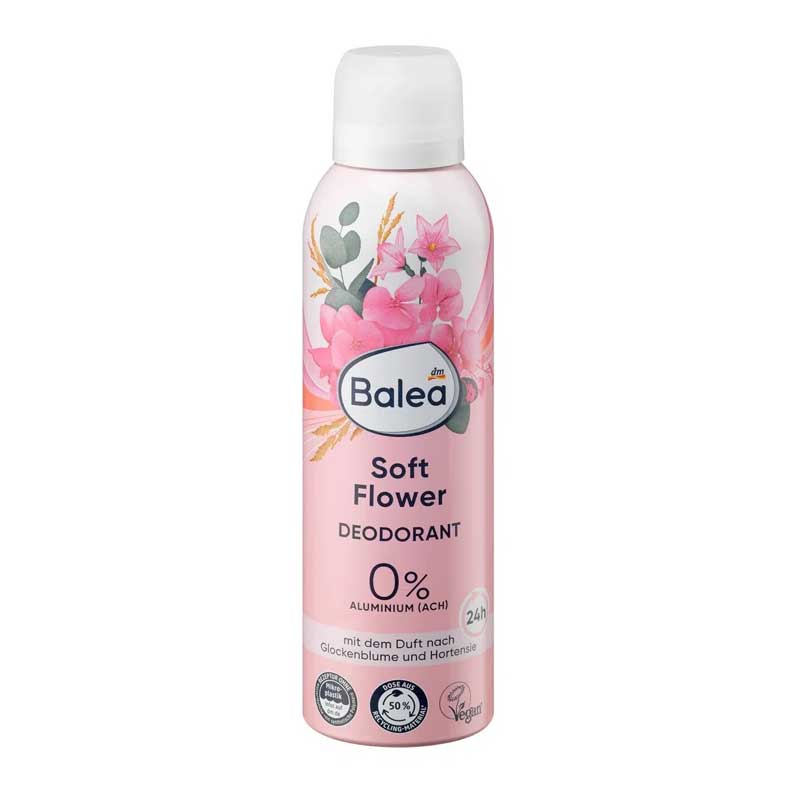 اسپری دئودورانت بدون آلومینیوم باله آ Balea رایحه Soft Flower حجم 200ml