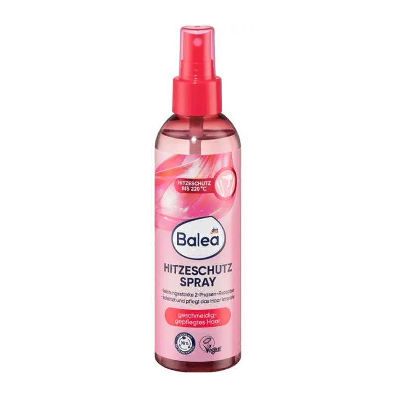 اسپری مو دو فاز ضد وز و حرارت باله آ Balea مدل Hitzeschutz Spray حجم 150ml