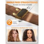 برس صاف‌ کننده مو شیگلم Sheglam مدل Sleek Chic Triple Grip | UK Plug