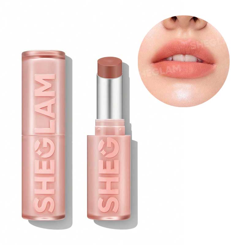 رژ لب مات بلوری شیگلم Sheglam مدل Lip Veil Cushion Lightweight رنگ Dream Date