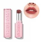 رژ لب مات بلوری شیگلم Sheglam مدل Lip Veil Cushion Lightweight رنگ High Key