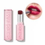 رژ لب مات بلوری شیگلم Sheglam مدل Lip Veil Cushion Lightweight رنگ Crimson