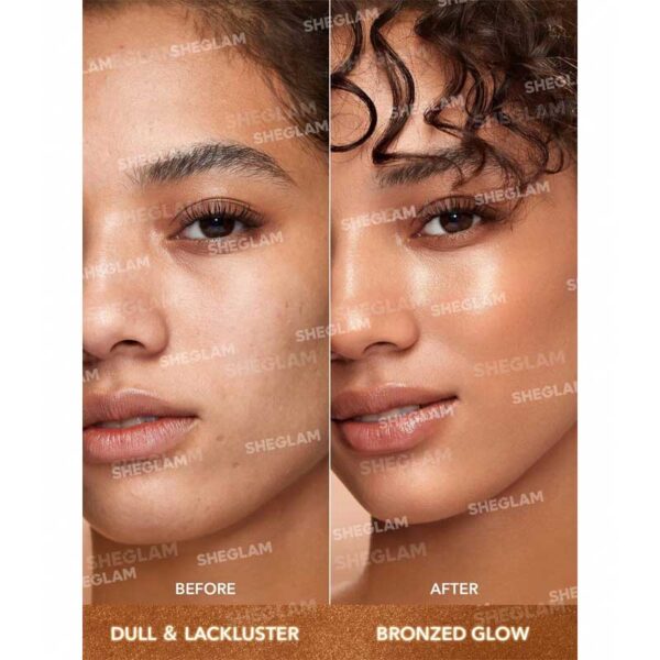 برنزر درخشان کننده شیگلم Sheglam مدل Glo Hero Bronzing Drops حجم 30ml