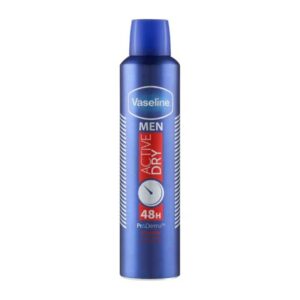 اسپری ضد تعریق 48 ساعته وازلین Vaseline مدل Active Dry حجم 250ml