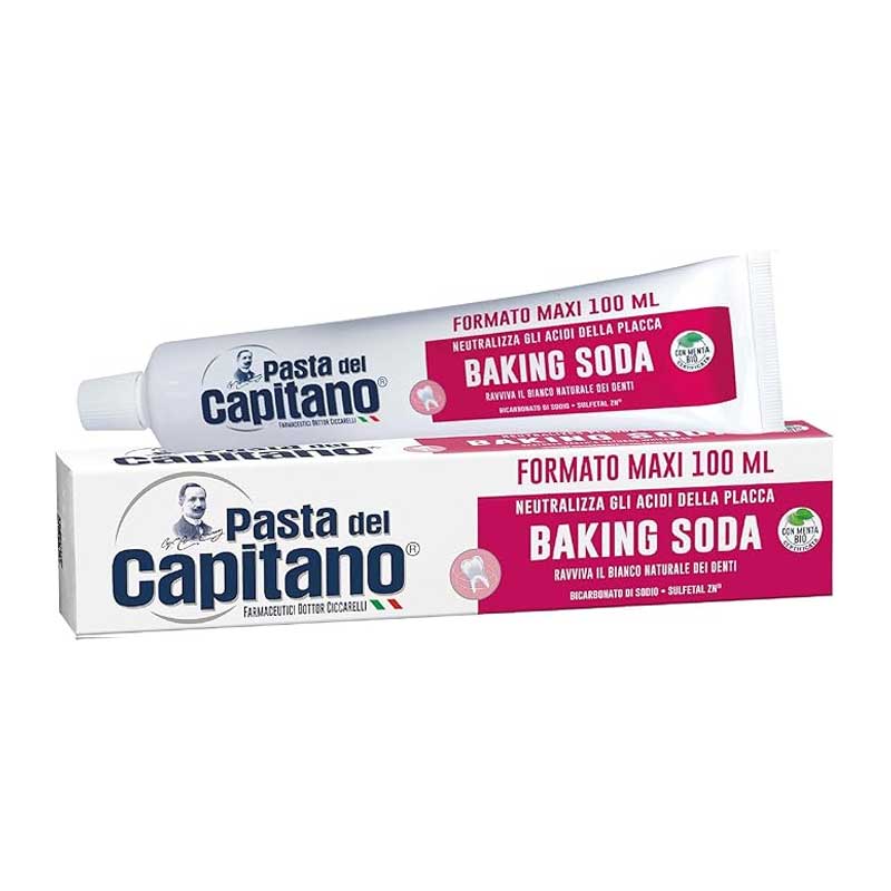 خمیر دندان پاستا دل کاپیتانو Pasta Del Capitano مدل Baking Soda حجم 100ml