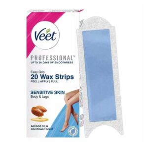 پک 20 عددی نوار موبر بدن ویت Veet مناسب پوست حساس Sensitive Skin