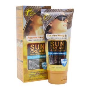 لوسیون ضد آفتاب بی‌ رنگ ووکالی مدل SPF90 مناسب انواع پوست حجم 130ml